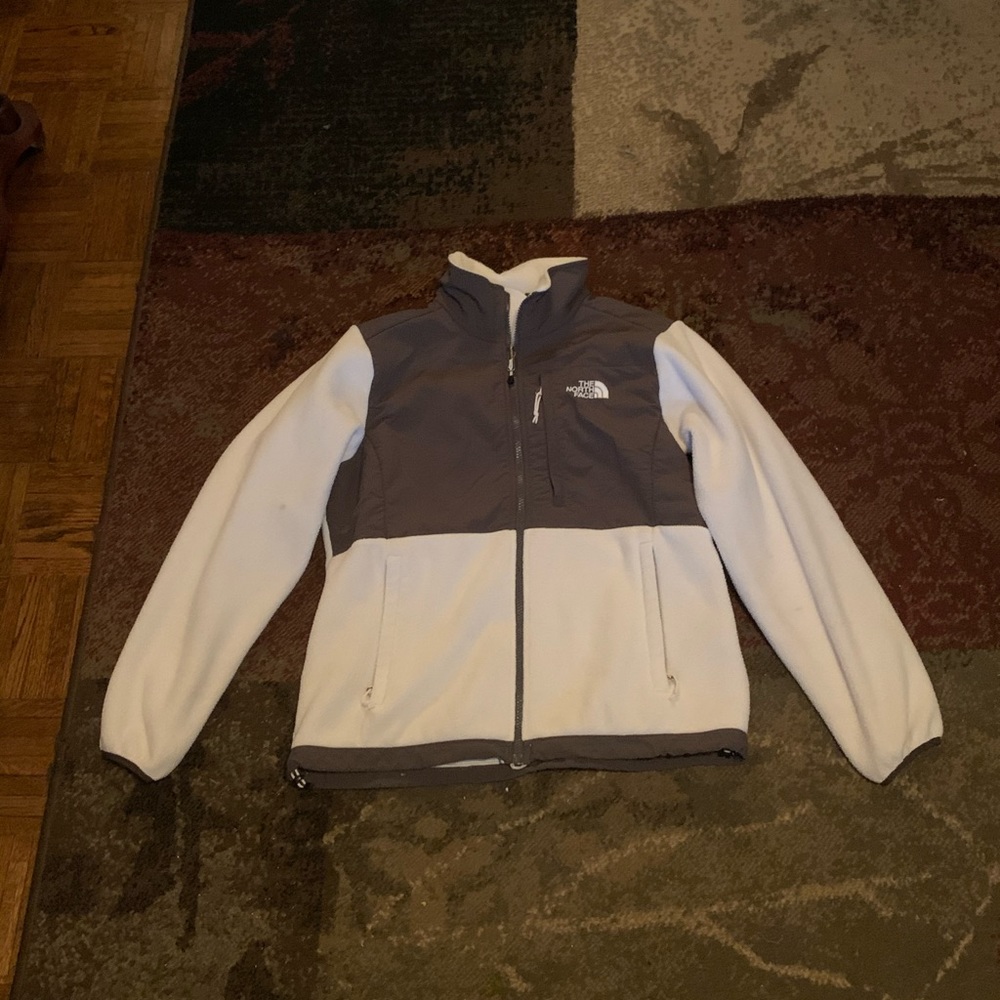 Black and White North Face Jacket